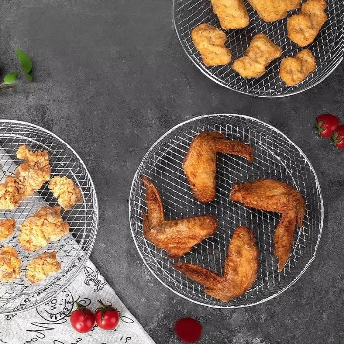 Rejilla Red Apilable para Airfryer 20 cm Quttin - Inde (12 Unidades) 7
