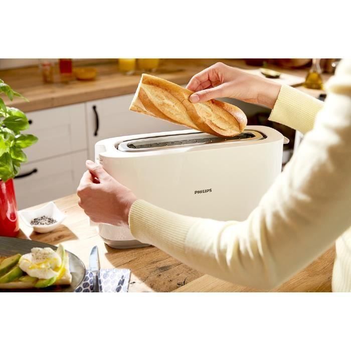 Tostador Philips Daily Collection HD2590/ 1030W/ Blanco 4 Tostador Philips Daily Collection HD2590/ 1030W/ Blanco 4