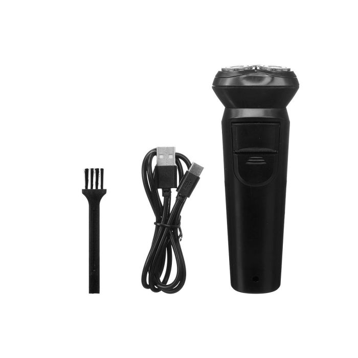 Argon Afeitadora 3 Cabezales Negra 600mAh USB, Luz LED, Motor 7500 RPM. Dimensiones: 15.8 x 5.7 x 5.5 cm (Set de 12) 3