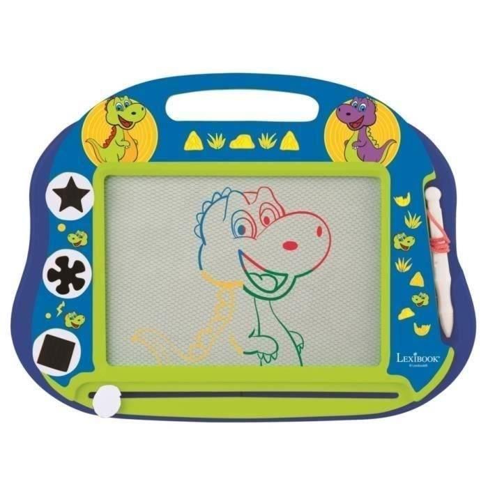 Lexibook - Pizarra Mágica Dinosaurios - Formato A5 - Accesorios magnéticos - Lápiz y sellos - A partir de 3 años 2 Lexibook - Pizarra Mágica Dinosaurios - Formato A5 - Accesorios magnéticos - Lápiz y sellos - A partir de 3 años 2