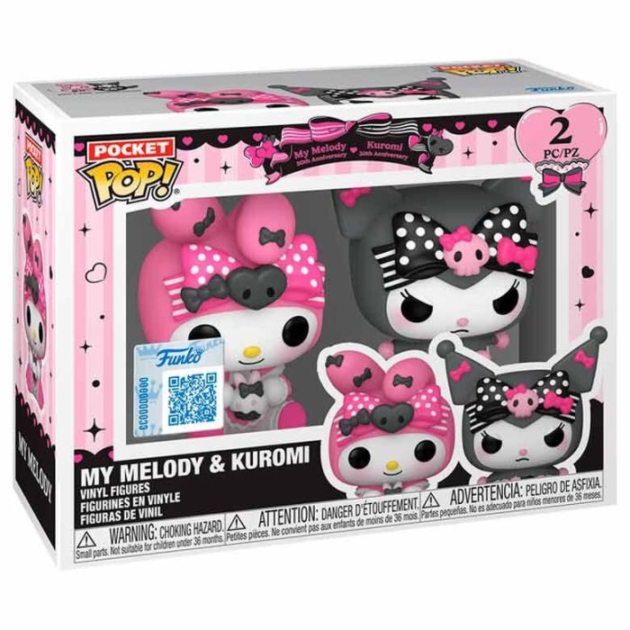 Blister 2 llaveros Pocket Pop My Melody & Kuromi Exclusive 1 Blister 2 llaveros Pocket Pop My Melody & Kuromi Exclusive 1