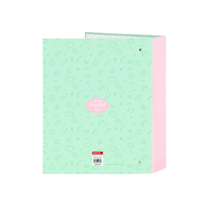 Carpeta de anillas BlackFit8 Moon Verde A4 27 x 33 x 6 cm 1