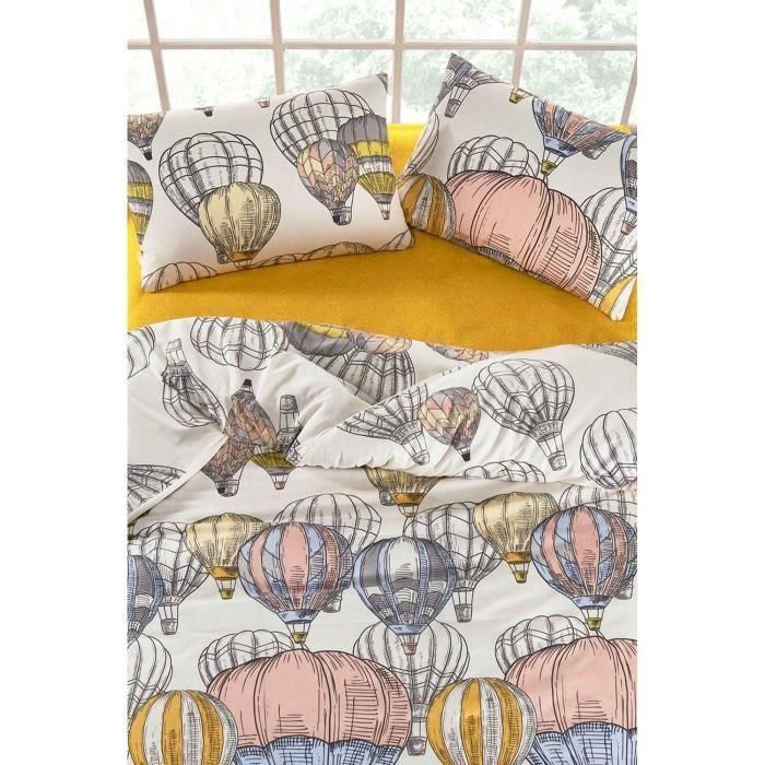 Juego de Cama ASI8684283018727 - 1 Funda Nórdica 220x240 cm + 2 Fundas Almohada 60x60 cm - Algodón Reforzado Mostaza 2 Juego de Cama ASI8684283018727 - 1 Funda Nórdica 220x240 cm + 2 Fundas Almohada 60x60 cm - Algodón Reforzado Mostaza 2