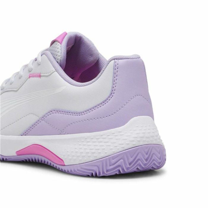 Zapatillas Deportivas Mujer Puma Nova Smash Blanco Ciruela 3