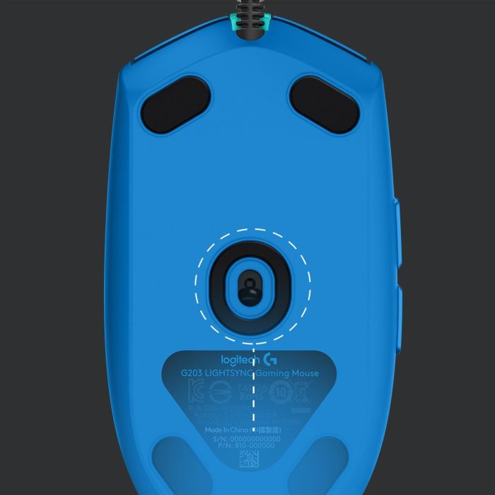 Logitech G203 LIGHTSYNC Ratón Gaming con Cable Azul 2 Logitech G203 LIGHTSYNC Ratón Gaming con Cable Azul 2