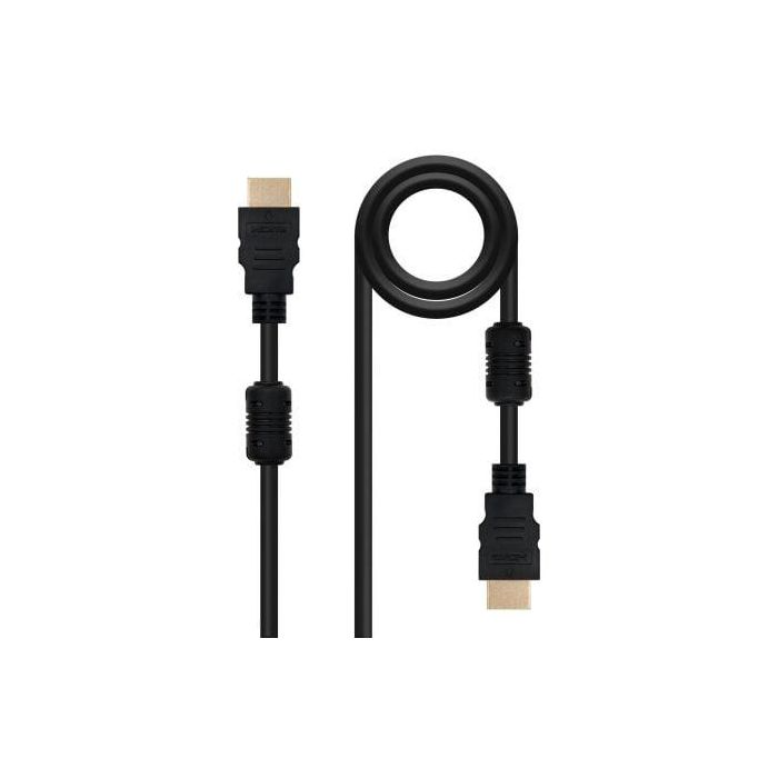 Cable HDMI NANOCABLE 10.15.1802 (1,8M) Negro 1 Cable HDMI NANOCABLE 10.15.1802 (1,8M) Negro 1
