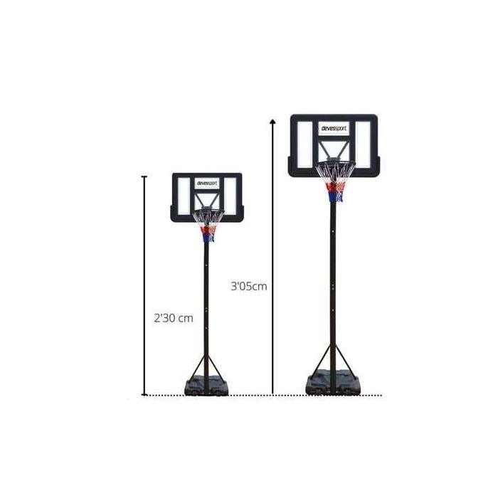 Canasta baloncesto ajustable 230 a 305 cm 8 Canasta baloncesto ajustable 230 a 305 cm 8