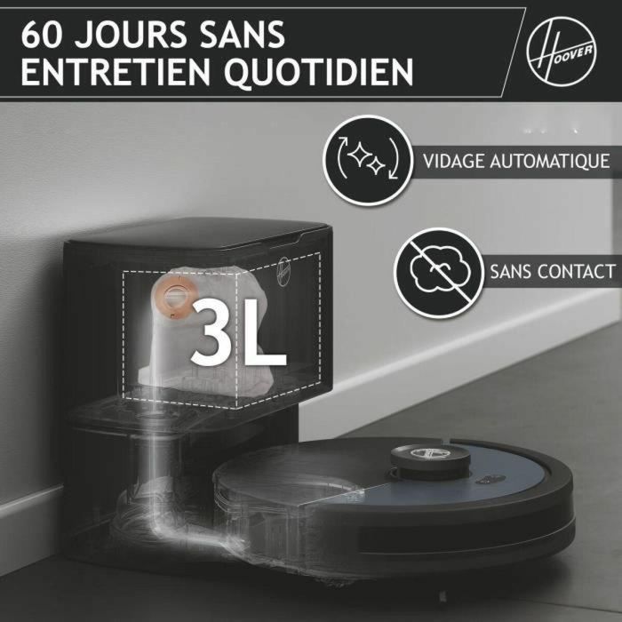 Hoover HG450HP Robot Aspirador y Trapeador HYDRO Pro 4000 Pa, 120 min autonomía, 65 dBA 5 Hoover HG450HP Robot Aspirador y Trapeador HYDRO Pro 4000 Pa, 120 min autonomía, 65 dBA 5