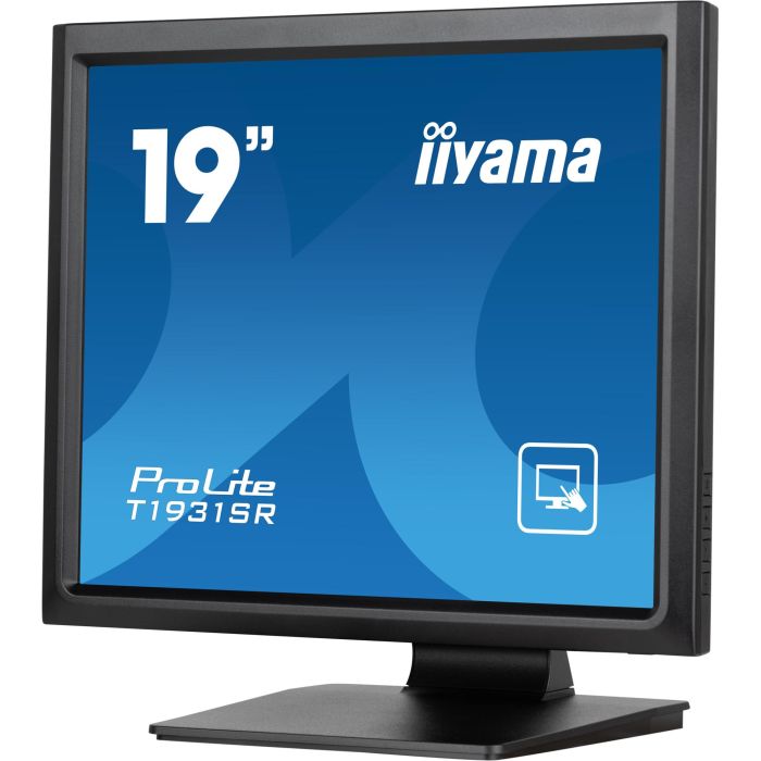 iiyama Monitor Táctil LCD T1931SR-B1S de 19" 5:4 SXGA (1280x1024) con HDMI, DP, VGA y USB Táctil 10