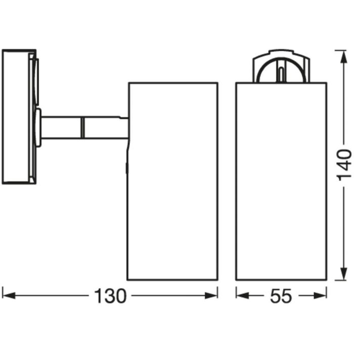 [LVE-4058075756625] Foco de Carril Ledvance  GU10    IP20 2