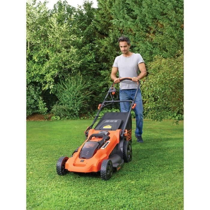 BLACK & DECKER Cortacésped Batería Autosense 48cm 36V 2x2Ah, Mulching, Expulsión Lateral, Recogida, 7 Alturas, Hasta 45 min Autonomía 1 BLACK & DECKER Cortacésped Batería Autosense 48cm 36V 2x2Ah, Mulching, Expulsión Lateral, Recogida, 7 Alturas, Hasta 45 min Autonomía 1