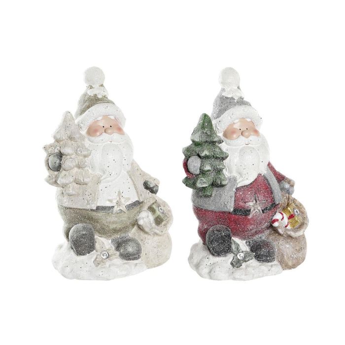 Figura Navidad Tradicional DKD Home Decor Rojo Verde 20 x 43 x 27 cm (2 Unidades) Figura Navidad Tradicional DKD Home Decor Rojo Verde 20 x 43 x 27 cm (2 Unidades)