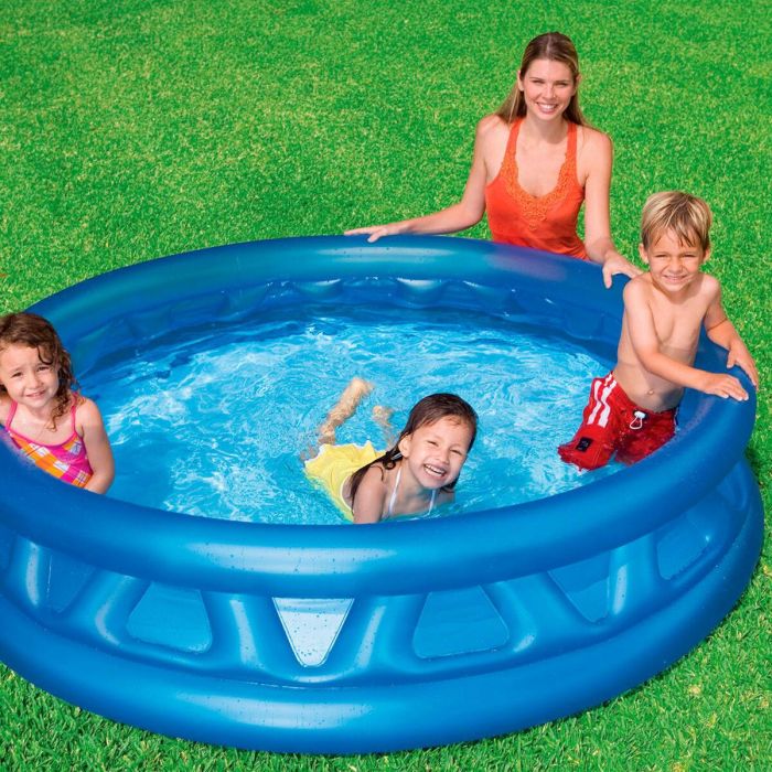 Piscina Hinchable para Niños Intex Azul Redonda 790 L 188 x 46 x 188 cm (3 Unidades) 2