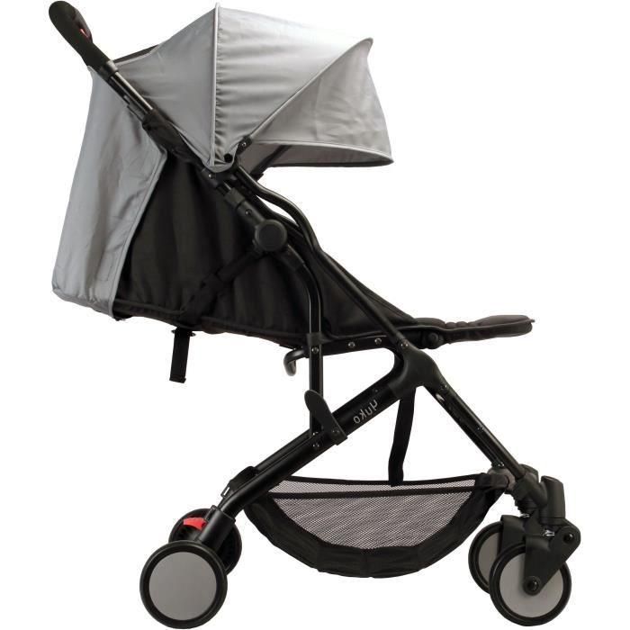 BAMBIKID Cochecito Yuko City Ultracompacto y Ultraligero 6.7kg - Plegado una Mano, desde Nacimiento hasta 15kg - Ideal Viajes Equipaje Mano Gris 2 BAMBIKID Cochecito Yuko City Ultracompacto y Ultraligero 6.7kg - Plegado una Mano, desde Nacimiento hasta 15kg - Ideal Viajes Equipaje Mano Gris 2
