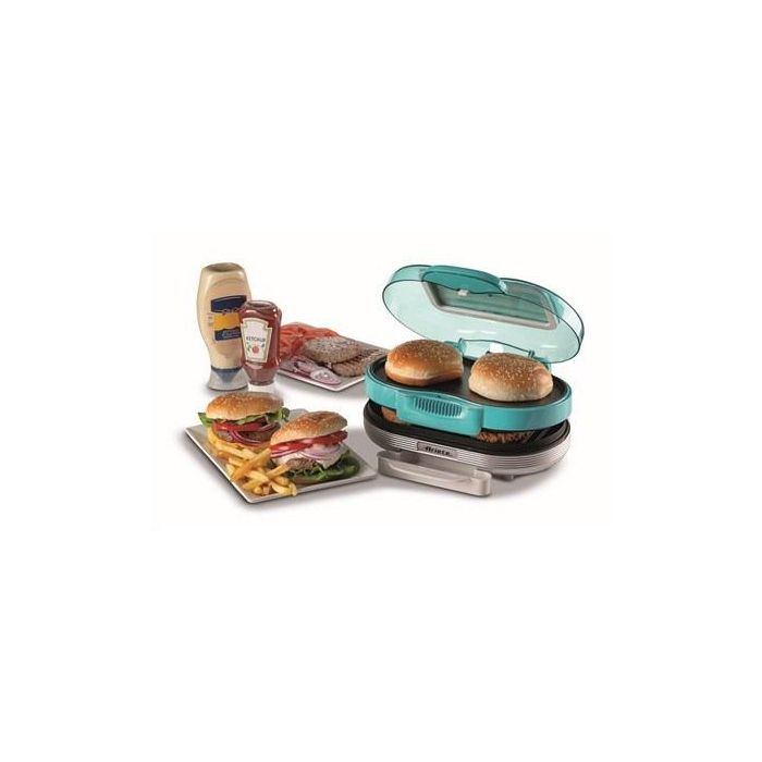 Ariete 205/01 Máquina de Hamburguesas Party Time Azul 5