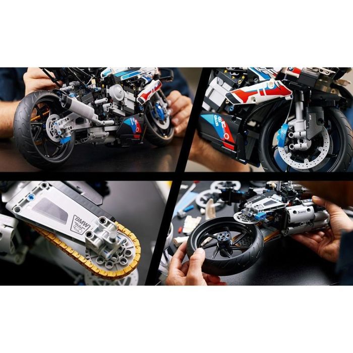 LEGO 42130 Technic BMW M 1000 RR Motocicleta, Réplica Detallada Modelo a Escala 1:5 para Adultos y Amantes de la Construcción y Exhibición 6