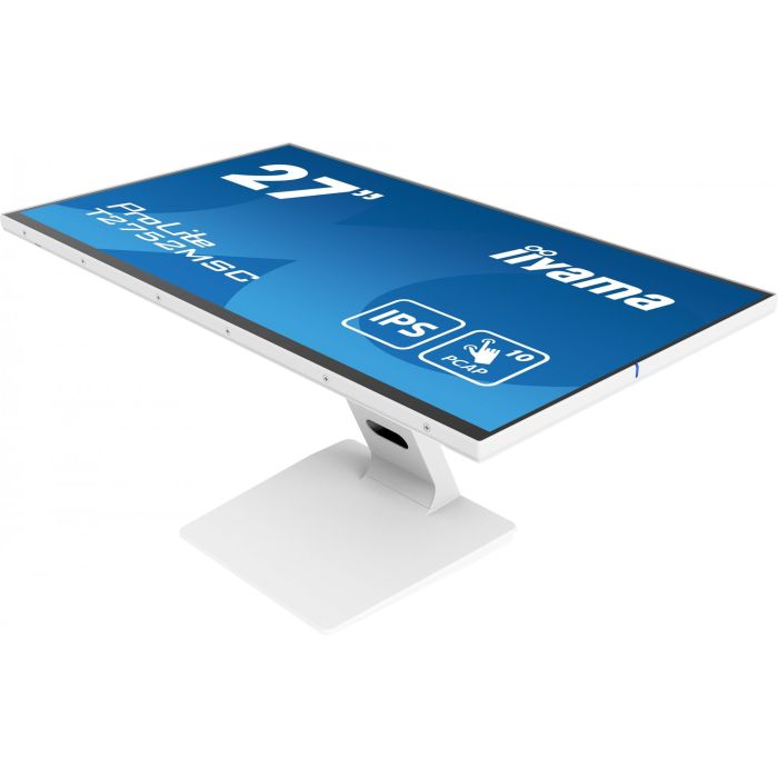 Iiyama T2752MSC-W1 Monitor táctil 27" Full HD IPS, 1920x1080, 10 puntos táctiles, HDMI, DisplayPort, USB Hub, Altavoces, Blanco 5 Iiyama T2752MSC-W1 Monitor táctil 27" Full HD IPS, 1920x1080, 10 puntos táctiles, HDMI, DisplayPort, USB Hub, Altavoces, Blanco 5