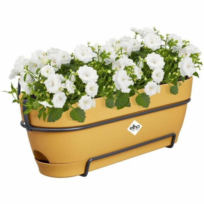 Elho ELH8711904522414 Plantador Rectangular Vibia de Plástico Ø50 Miel Amarilla 4 Elho ELH8711904522414 Plantador Rectangular Vibia de Plástico Ø50 Miel Amarilla 4