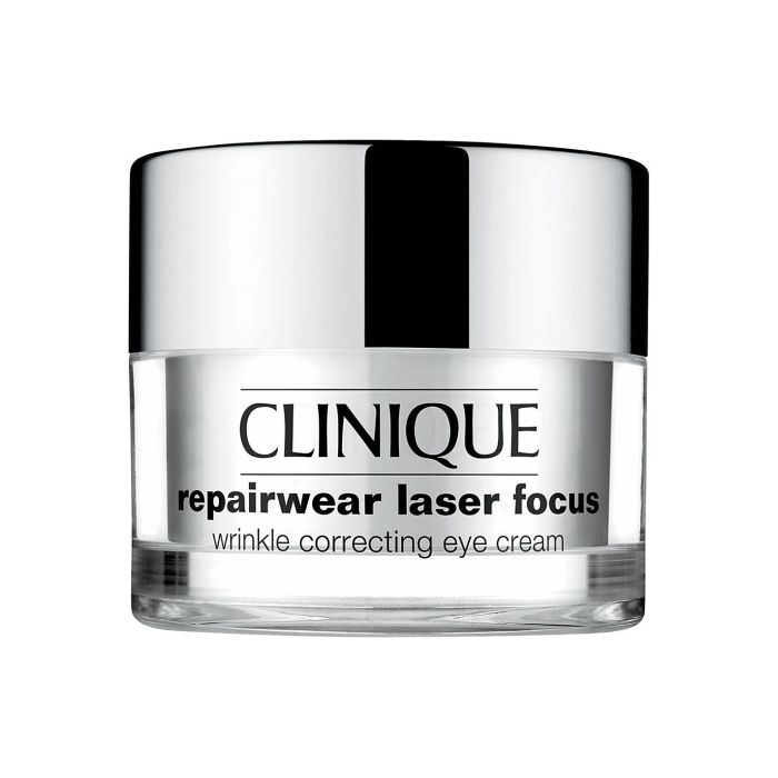 Clinique Repairwear Laser Focus Crema Contorno de Ojos Antiarrugas Reparadora, Correctora de Líneas y Arrugas, Hidratante Profunda 15 ml