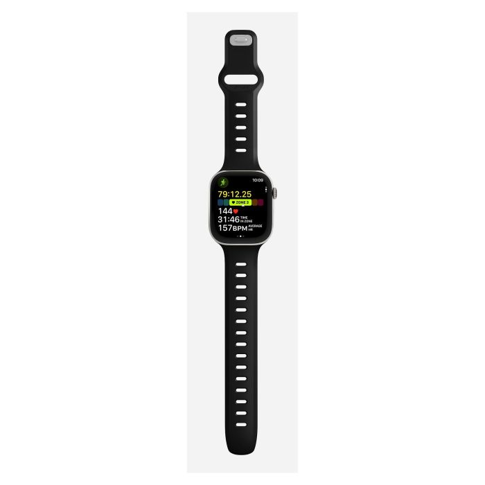 Nomad Tempo Band - Correa de Caucho para Apple Watch Series 7/8/SE y más, 45mm / 46mm, Negro 5