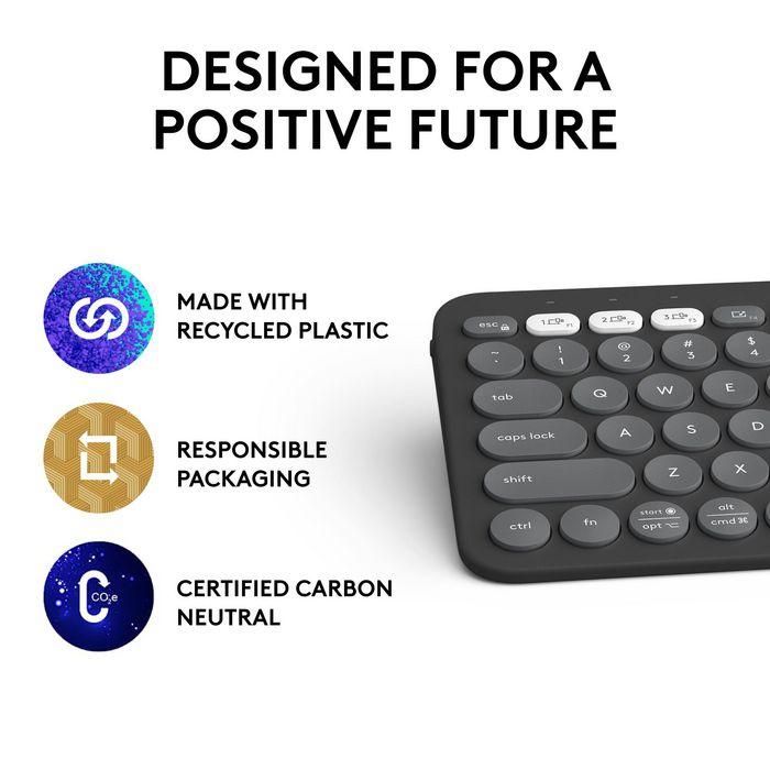 Logitech GLOBAL: Logitech Pebble Keys 2 K380s multi-device Bluetooth keyboard | CHINA ONLY: Logitech Pebble Keys 2 K390 multi-device wireless keyboard 15 Logitech GLOBAL: Logitech Pebble Keys 2 K380s multi-device Bluetooth keyboard | CHINA ONLY: Logitech Pebble Keys 2 K390 multi-device wireless keyboard 15