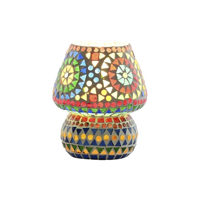 Lampara Sobremesa Shabby DKD Home Decor Multicolor 13 x 17 x 13 cm (2 Unidades) 1 Lampara Sobremesa Shabby DKD Home Decor Multicolor 13 x 17 x 13 cm (2 Unidades) 1