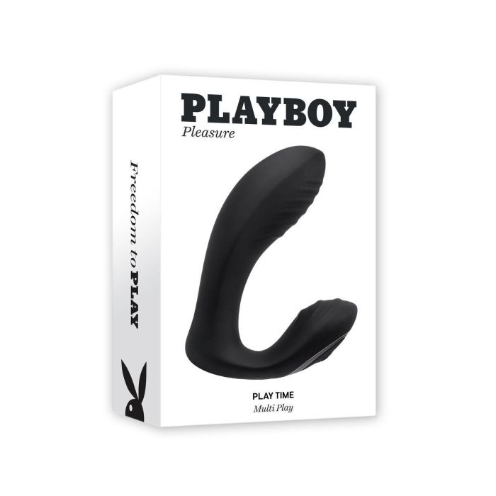 Vibrador Punto G Playboy Playboy Negro 1 Vibrador Punto G Playboy Playboy Negro 1