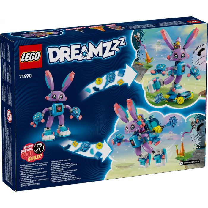 LEGO 71490 DREAMZzz Izzie y Bunchurro El Conejo Jugón Set de Construcción Articulado Transformable con Minifigura Izzie +7 Años 12 LEGO 71490 DREAMZzz Izzie y Bunchurro El Conejo Jugón Set de Construcción Articulado Transformable con Minifigura Izzie +7 Años 12