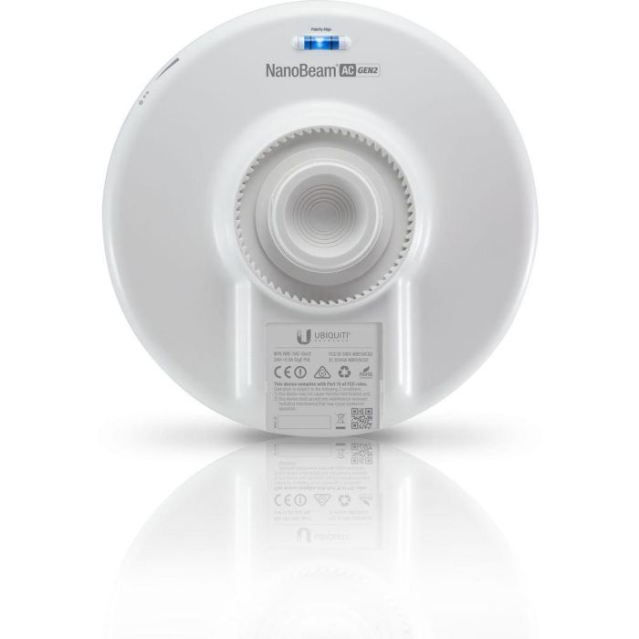 Ubiquiti NBE-5AC-Gen2 NanoBeam 5 GHz Antena Parabólica con Tecnología airMAX AC, 19 dBi, 5150-5875 MHz 1
