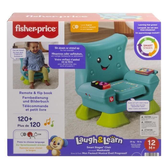 Fisher-Price-Risas y Despertar-Silla electrónica de despertar progresivo HYR97 2 Fisher-Price-Risas y Despertar-Silla electrónica de despertar progresivo HYR97 2