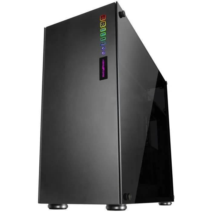 Abkoncore Caja de PC R780 Sync Torre Grande E-ATX ATX Micro ATX Mini-ITX con 8x120mm ARGB Frontal Metálico Vidrio Templado Negro 2