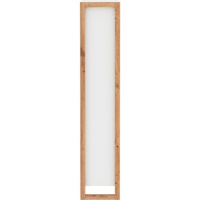 Denver Zapatero 49A DENVER003994 Blanco / Roble 70 x 25 x 125 cm 4