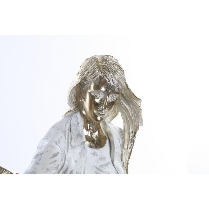 Figura Tradicional DKD Home Decor Blanco Dorado 25 x 50 x 37 cm 1 Figura Tradicional DKD Home Decor Blanco Dorado 25 x 50 x 37 cm 1
