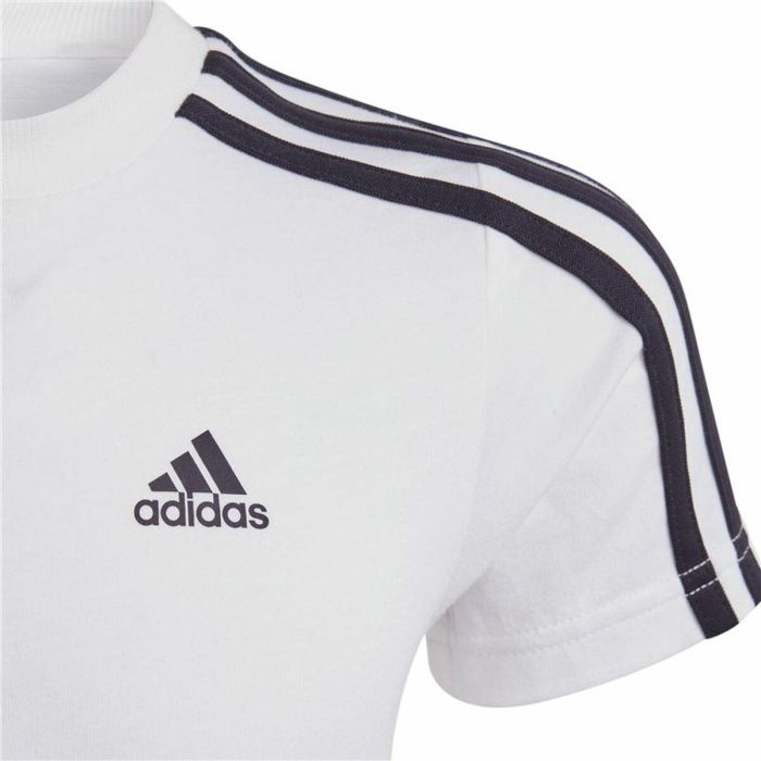 Camiseta de Manga Corta Adidas Lk 3S Co Blanco 2 Camiseta de Manga Corta Adidas Lk 3S Co Blanco 2