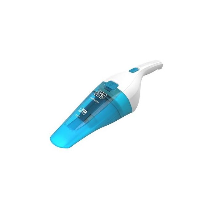 Black+Decker WDC-115-WA Recogidetodo Dustbuster Inalámbrico Aspira Líquidos y Sólidos con Batería de Litio 3,6V 6