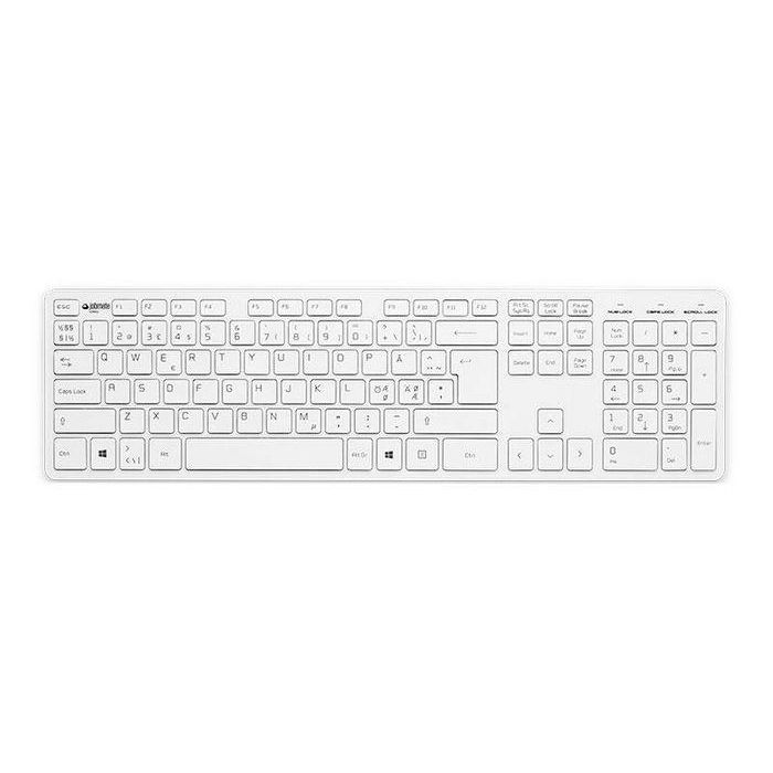 Jobmate Slim keyboard Silver/White Jobmate Slim keyboard Silver/White