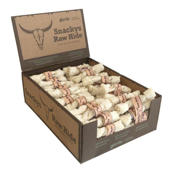 Snack para Perros Gloria Rawhide Stick 12,5 cm Masticable 100 Unidades 1 Snack para Perros Gloria Rawhide Stick 12,5 cm Masticable 100 Unidades 1