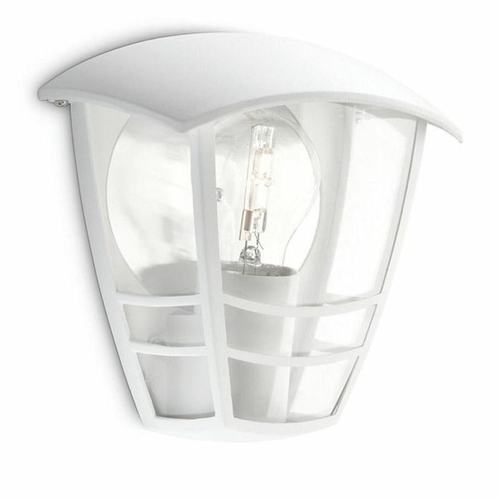 Philips Aplique de Exterior Creek Blanco Aluminio H19,5cm con difusor de Policarbonato 0 Philips Aplique de Exterior Creek Blanco Aluminio H19,5cm con difusor de Policarbonato 0