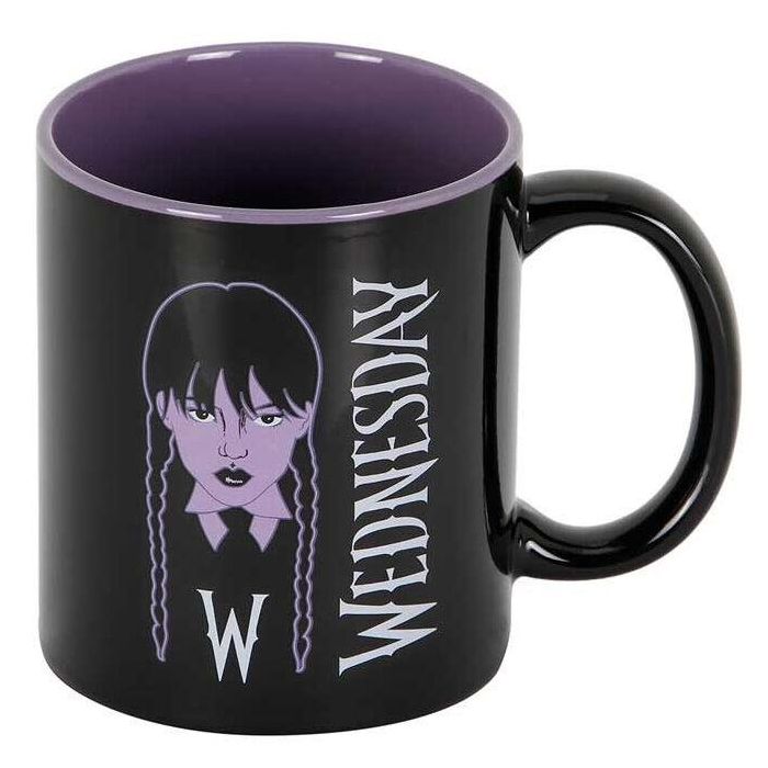 Wednesday Miércoles Taza Braid Negro - Cerámica para Bebidas Calientes con Caja Regalo 4 Wednesday Miércoles Taza Braid Negro - Cerámica para Bebidas Calientes con Caja Regalo 4