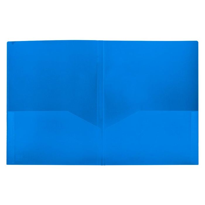 Carpeta Liderpapel Dossier Dos Bolsas Canguro 45682 Polipropileno Din A4 Azul 5