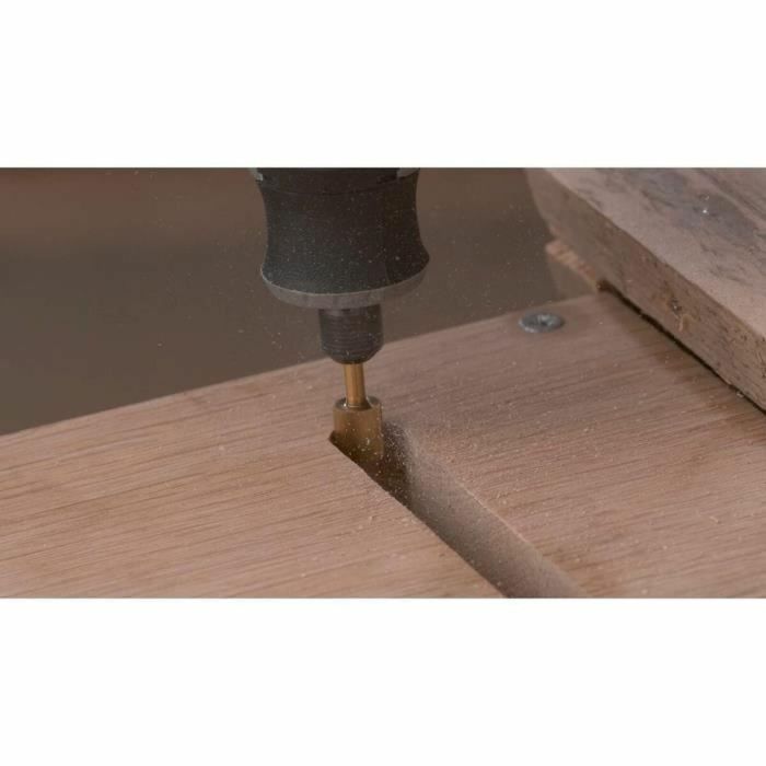 Dremel Max 115DM Juego de 2 Cortadores de Grabado Cilíndricos de Acero ø 7,8 mm de Alta Velocidad con Recubrimiento TiN y Alta Durabilidad 2 Dremel Max 115DM Juego de 2 Cortadores de Grabado Cilíndricos de Acero ø 7,8 mm de Alta Velocidad con Recubrimiento TiN y Alta Durabilidad 2