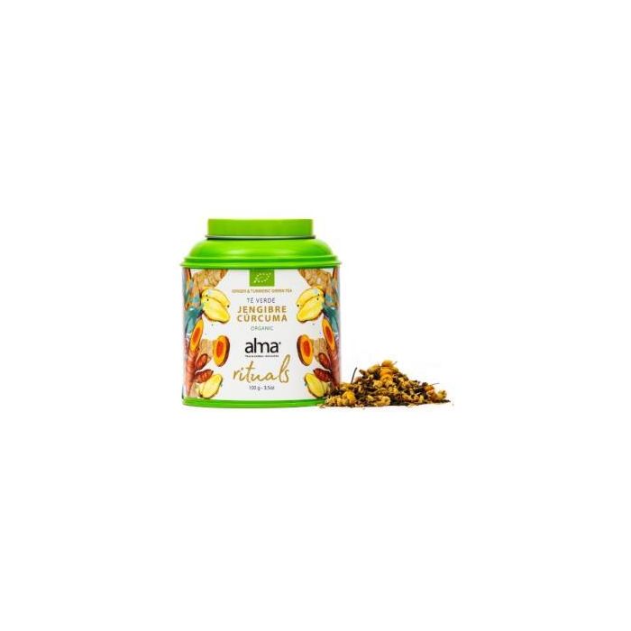Alma Ritual Te Verde Jengibre Curcuma Lata 100 Gr Eco Alma Ritual Te Verde Jengibre Curcuma Lata 100 Gr Eco