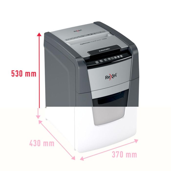 Trituradora de Papel Micro Corte Rexel Optimum Auto+ 100M Micro corte P-5 (2 x 15 mm) 7