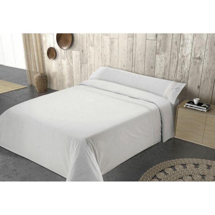 Juego de funda nórdica Pierre Cardin ELISA Blanco Cama de 135 2 Piezas 1 Juego de funda nórdica Pierre Cardin ELISA Blanco Cama de 135 2 Piezas 1