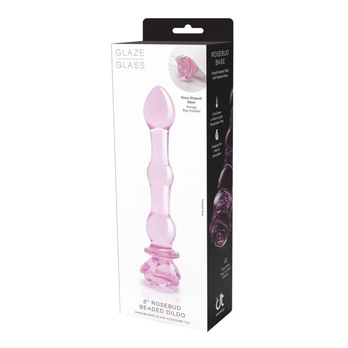 Dildo Dream Toys Glaze Glass Rosa 1