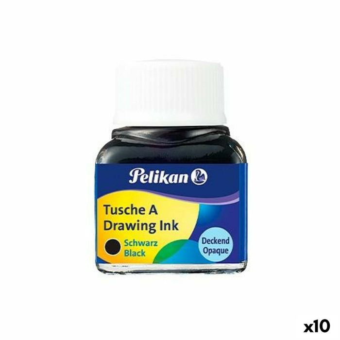 Tinta Pelikan Nº17 Negro 10 ml (10 Unidades) 0 Tinta Pelikan Nº17 Negro 10 ml (10 Unidades) 0