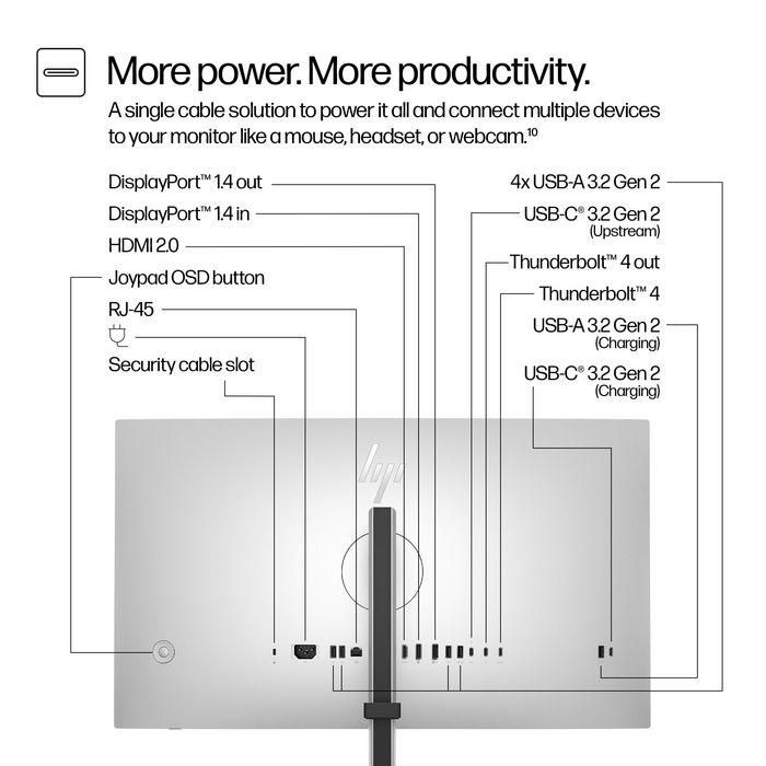 HP Monitor S7 Pro 727pk / 27" / 4K / HDMI-DisplayPort-USB(A)-USB(C) / Regulable Altura 11 HP Monitor S7 Pro 727pk / 27" / 4K / HDMI-DisplayPort-USB(A)-USB(C) / Regulable Altura 11