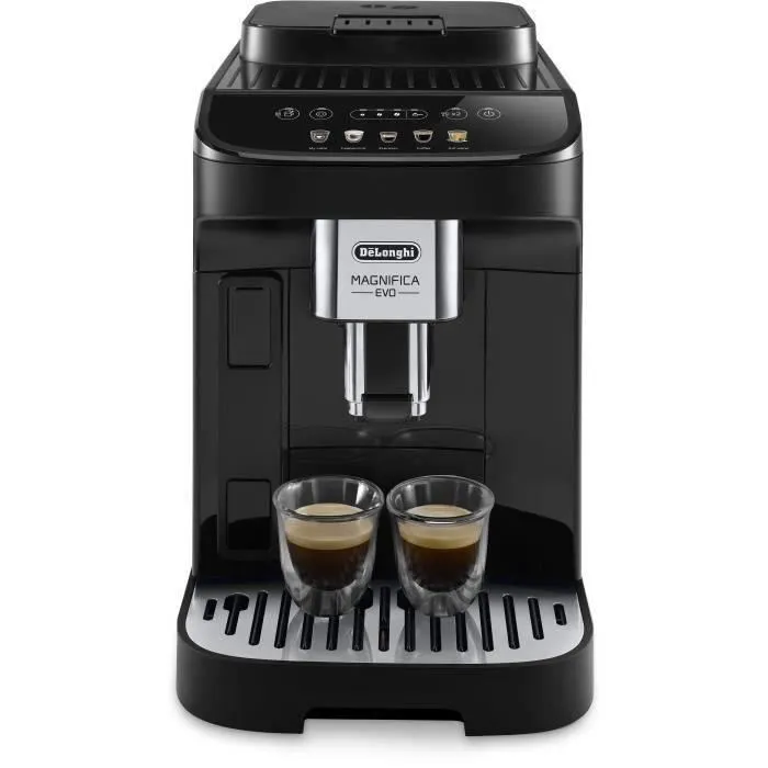 De'Longhi Magnifica Evo Cafetera Espresso con Molinillo y Bebidas Lácteas ECAM290.61.B Negro