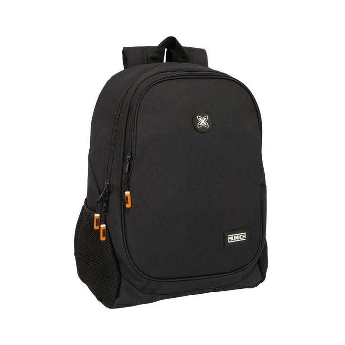 Mochila Escolar Munich Lagoon Negro 32 x 44 x 16 cm