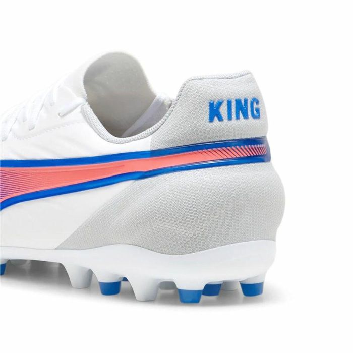 Botas de Fútbol para Adultos Puma King Match Mg Blanco 1